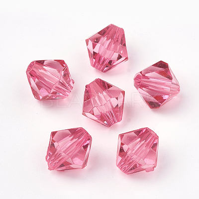 Transparent Acrylic Beads TACR-S146-6mm-03-1