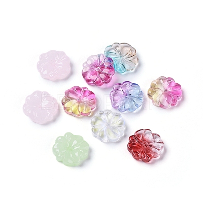 Transparent Glass Beads X-GLAA-H016-06F-1