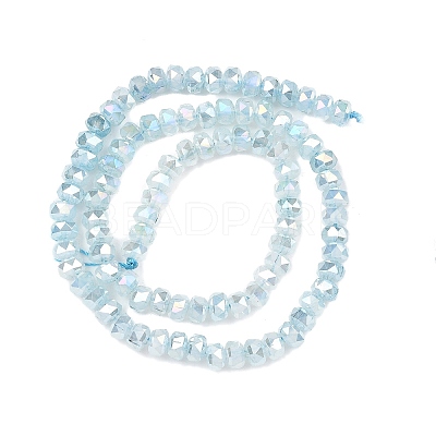 Imitation Jade Glass Beads Strands EGLA-F167-03A-09-1