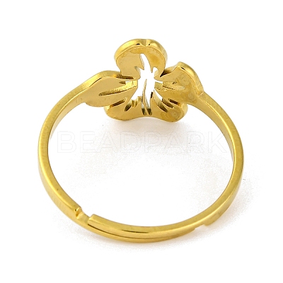 201 Stainless Steel Adjustable Rings for Women RJEW-D082-02C-1