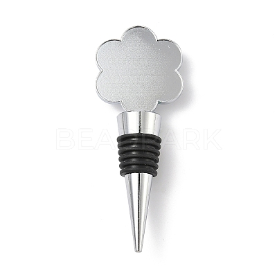 Alloy with Epoxy Wine Bottle Stoppers Cabochon Settings AJEW-G007-01A-1