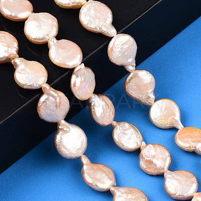 Natural Keshi Pearl Beads Strands PEAR-S018-02B-1-1