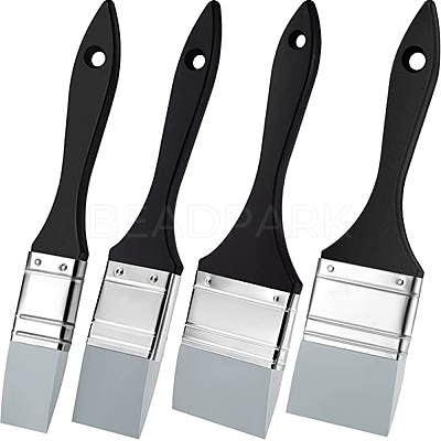 Wooden Paint Brushes Set AJEW-WH0244-61A-1