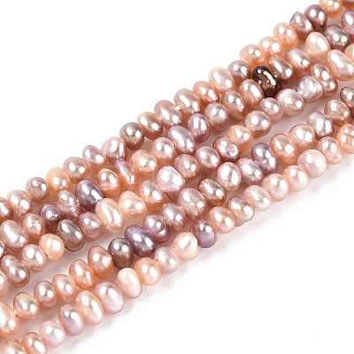 Natural Cultured Freshwater Pearl Beads Strands PEAR-N025-01B-1