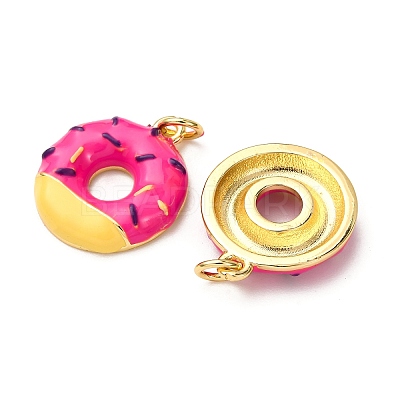 Brass Enamel Pendants KK-A265-03G-1