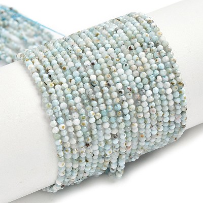 Natural Larimar Beads Strands G-L627-A01-2mm-1