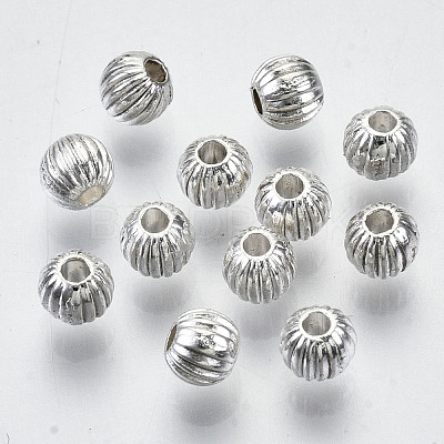 Tibetan Style Alloy Beads TIBEB-N005-30S-RS-1