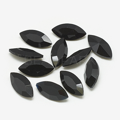 Pointed Back Glass Rhinestone Cabochons RGLA-T083-3x6mm-02-1