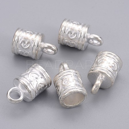 Tibetan Style Alloy Cord Ends TIBE-090-S-RS-1