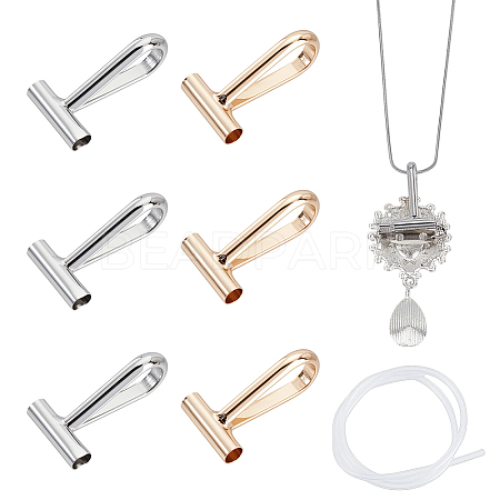 6Pcs 2 Colors Brass Transfer KK-UN0004-88-1