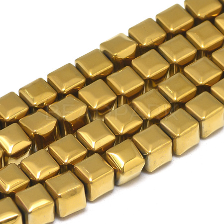 Electroplate Non-magnetic Synthetic Hematite Beads Strands G-T061-35C-1