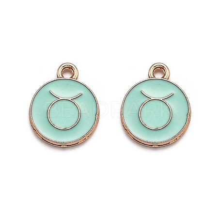 Alloy Enamel Pendants ENAM-S124-01A-15C-1