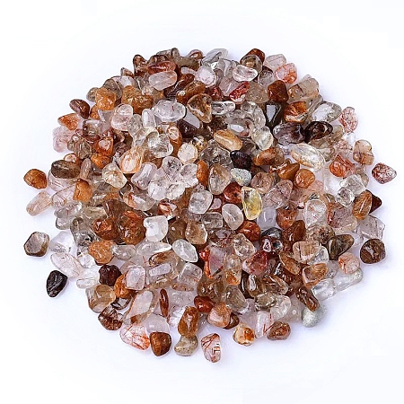 Natural Rutilated Quartz Tumbled Chips PW-WGA7DCE-28-1