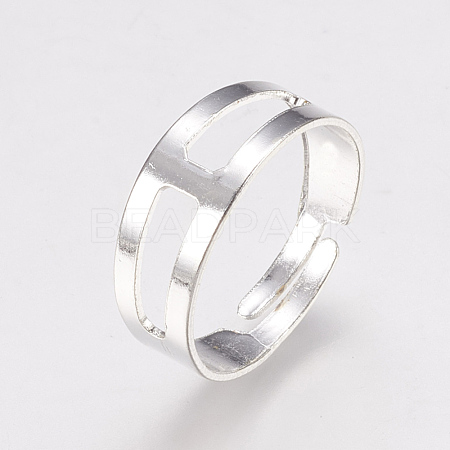 Adjustable Iron Finger Ring Settings IFIN-K036-04S-1