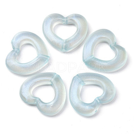 Luminous Transparent Acrylic Beads MACR-D024-19F-1