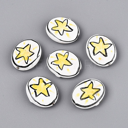 Handmade Porcelain Beads PORC-T134-07-1