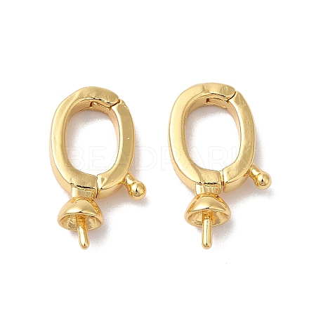 Brass Pendant Bails KK-H483-14G-1