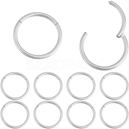 10Pcs 316L Stainless Steel Sleeper Earrings EJEW-BBC0001-56B-1