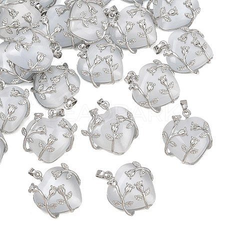 Valentine Idea for Her Gifts Cat Eye Pendants X-CE-H006-05-1
