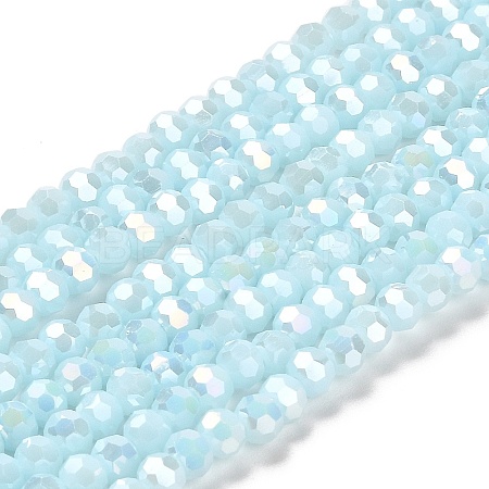 Opaque Glass Beads Stands EGLA-A035-P4mm-B10-1
