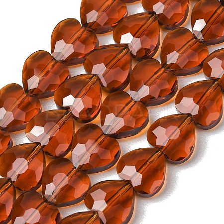 Transparent Glass Beads Strands GL-CBA7A17-03A-11-1