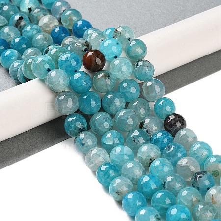 Natural Agate Beads Strands G-M437-C01-01N-1