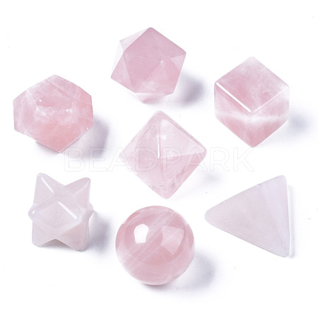Natural Rose Quartz Beads G-Q999-002-1
