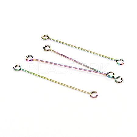 Ion Plating(IP) 304 Stainless Steel Eye Pins LS-STAS-I141-01A-M-1