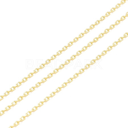 Brass Cable Chains CHC-D030-14G-RS-1