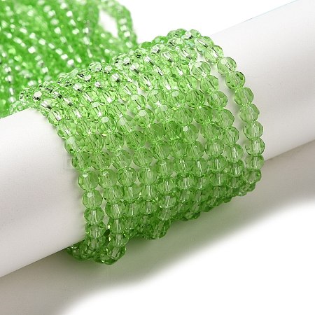 Transparent Glass Beads EGLA-A035-T4mm-D09-1
