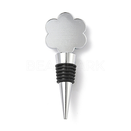 Alloy with Epoxy Wine Bottle Stoppers Cabochon Settings AJEW-G007-01A-1
