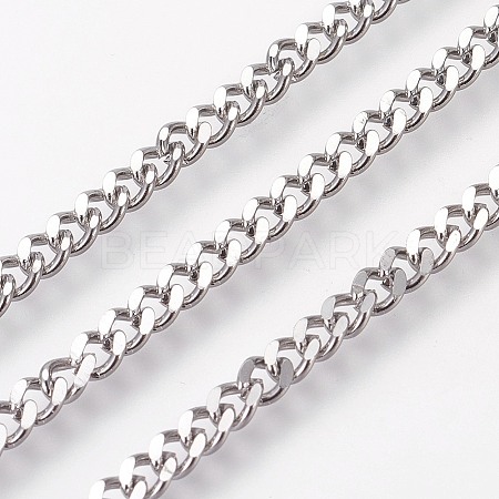 304 Stainless Steel Twisted Chains Curb Chains CHS-A005-01-1