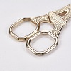 Stainless Steel Scissors TOOL-WH0037-01LG-5