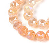 Anti-Tarnish Electroplate Glass Beads Strands GLAA-N064-8mm-04-4