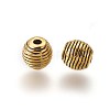 Tibetan Style Alloy Beehive Beads PALLOY-6662-AG-NR-2
