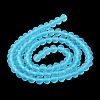 Transparent Glass Beads Strands EGLA-A034-T2mm-MD08-4