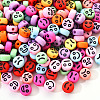 Opaque Acrylic Beads MACR-YW0001-22L-3