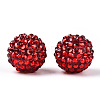Transparent Resin Rhinestone Graduated Beads RESI-S314-10x12-05-2