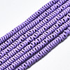 Spray Painted Non-magnetic Synthetic Hematite Beads Strands G-S371-002-3