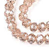Electroplate Glass Beads Strands EGLA-A034-T6mm-A29-3