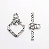 Tibetan Style Toggle Clasps TIBEB-A101564-AS-FF-1