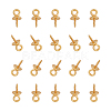 Ion Plating(IP) 304 Stainless Steel Cup Pearl Peg Bails Pin Pendants STAS-UN0009-04G-1
