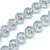 Electroplate Glass Bead Strands X1-EGLA-S137-16mm-07-1