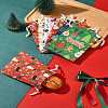 12Pcs 6 Styles Christmas Theme Cloth Printed Storage Bags ABAG-FS0001-09-10