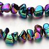 Electroplate Non-magnetic Synthetic Hematite Beads Strands G-F300-06-02-1