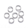304 Stainless Steel Open Jump Rings X-STAS-E113-18P-1