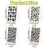 4Pcs 4 Styles Plastic Embossing Folders DIY-CP0008-86-2