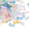 Gradient Color Transparent Acrylic Beads OACR-M023-01K-1