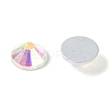 Glass Flat Back Rhinestone RGLA-C002-SS34-101-3