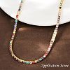 925 Sterling Silver Colorful Cubic Zirconia Chains STER-C016-02B-G01-4